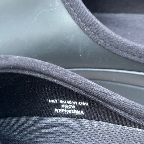 New Hunter Original Play Womens Size 9 Black Clogs Rubber Waterproof Slip On New - Picture 6 of 12